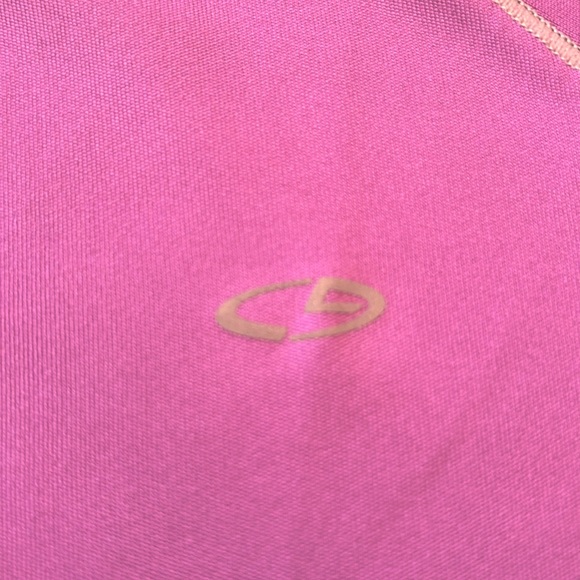 Champion-semi fitted short sleeve shirt moisture wicking Purple 14-16 - Picture 2 of 4